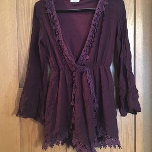 TOBI purple romper